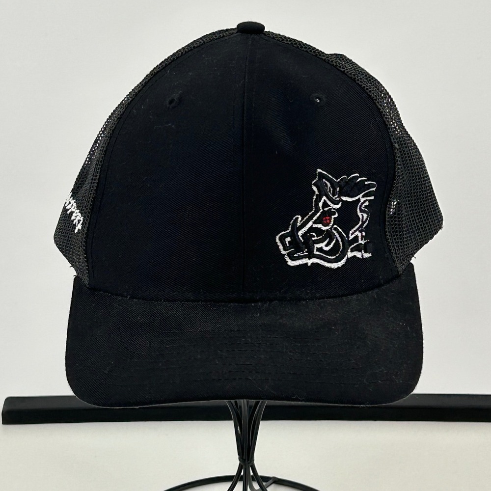 Richardson 112 Sniper Pig Trucker Hat Black Mesh Snapback Cap Embroidered Logo